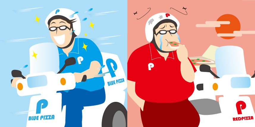 成功Aさん、失敗Bさん