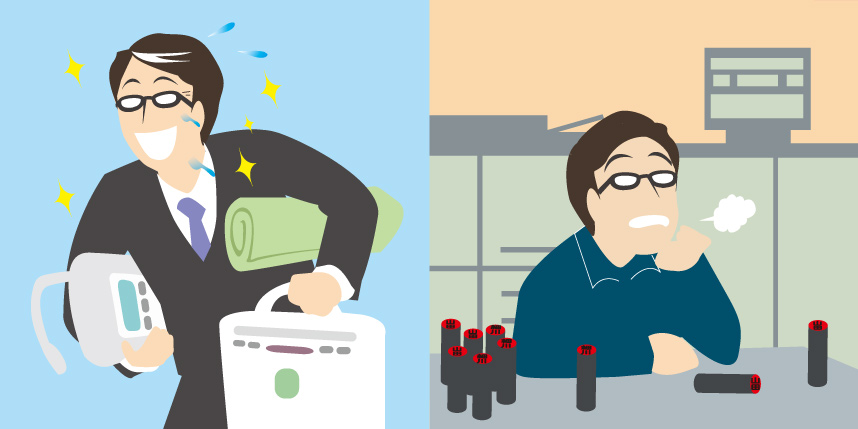 成功Aさん、失敗Bさん